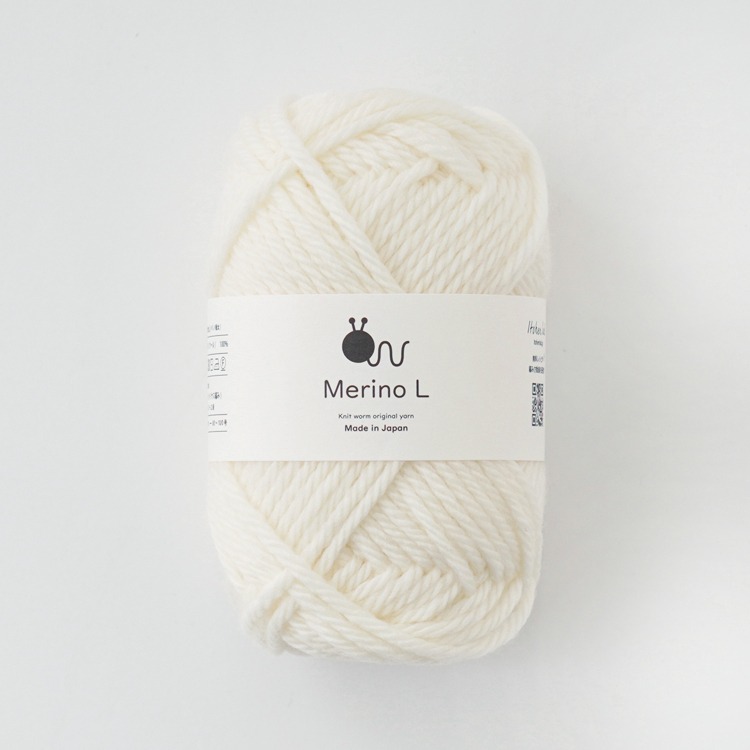 Knitworm Merino L 毛線 100% 美麗諾羊毛 並太 HARA WOOL 編織 鉤針 棒針 日本製-規格圖8
