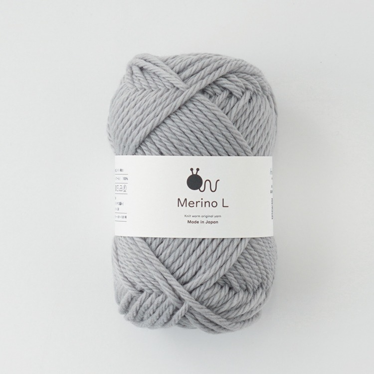 Knitworm Merino L 毛線 100% 美麗諾羊毛 並太 HARA WOOL 編織 鉤針 棒針 日本製-規格圖8