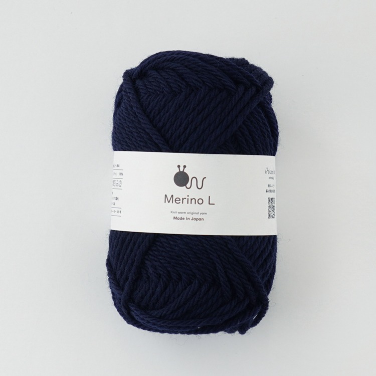 Knitworm Merino L 毛線 100% 美麗諾羊毛 並太 HARA WOOL 編織 鉤針 棒針 日本製-規格圖8