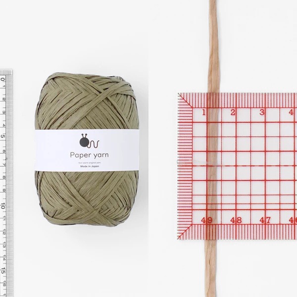 Knitworm Paper Yarn 紙線 極太 HARA WOOL 編織 鉤針 日本製 編織蟲-細節圖6
