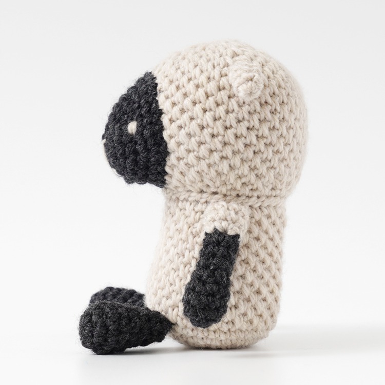 日本 HARA WOOL 黑面綿羊材料包 毛線鉤針 編織材料包 #8-12S Itohenlab. 手作 鉤針 DIY-細節圖3