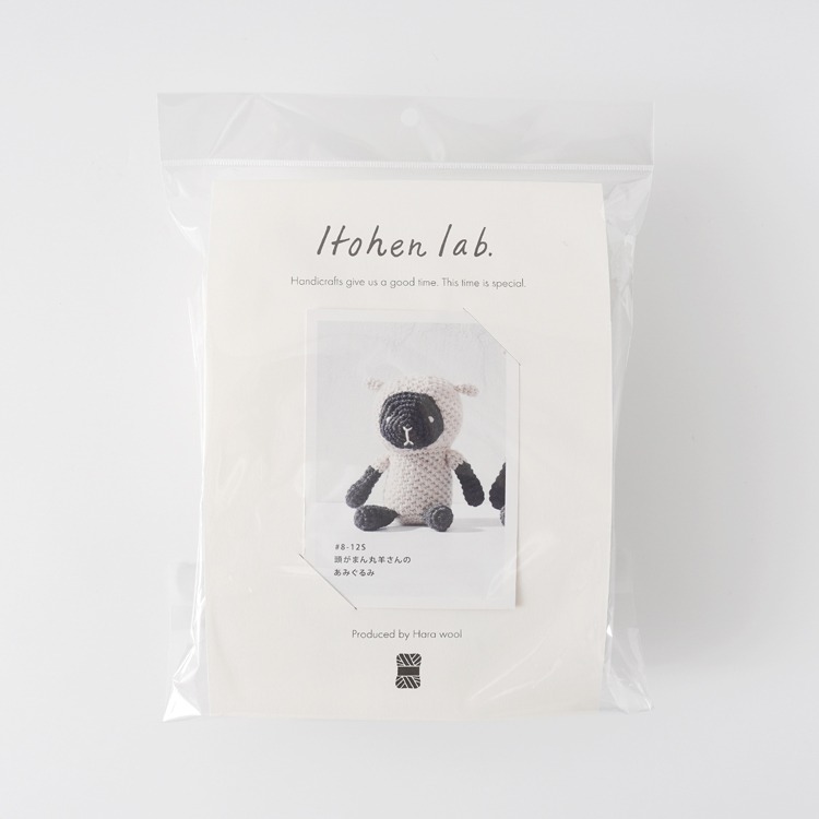 日本 HARA WOOL 黑面綿羊材料包 毛線鉤針 編織材料包 #8-12S Itohenlab. 手作 鉤針 DIY-細節圖9