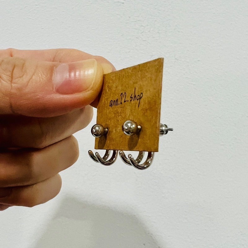 【全新-配件】-個性氣質簡約三種戴法耳環-細節圖2