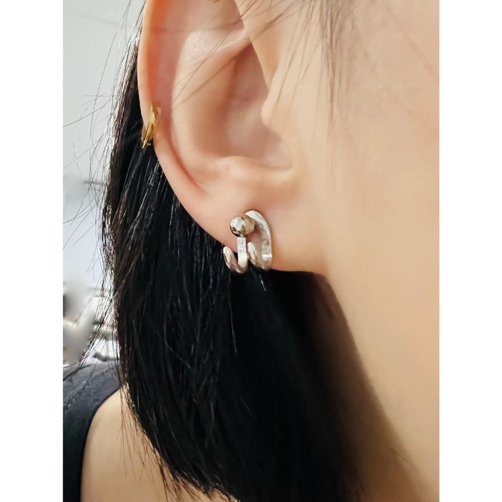 【全新-配件】-個性氣質簡約三種戴法耳環-細節圖4