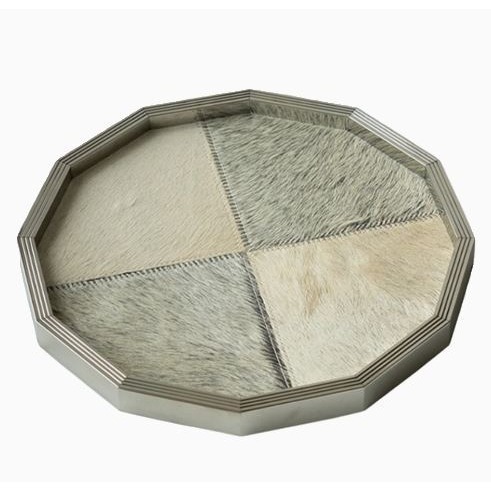 高級天然灰色系馬毛/儲物盒/托盤-細節圖3