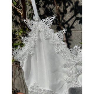 夏日渡假 雪紡吊帶可調節連身褲-細節圖2