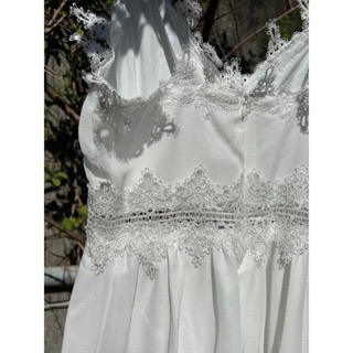 夏日渡假 雪紡吊帶可調節連身褲-細節圖5