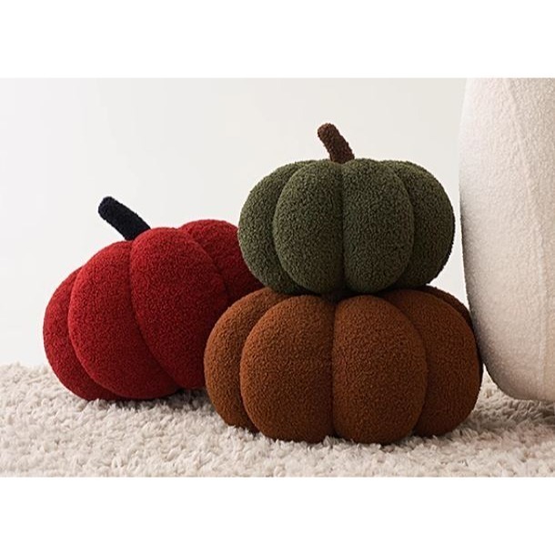 絨毛南瓜造型抱枕-細節圖2