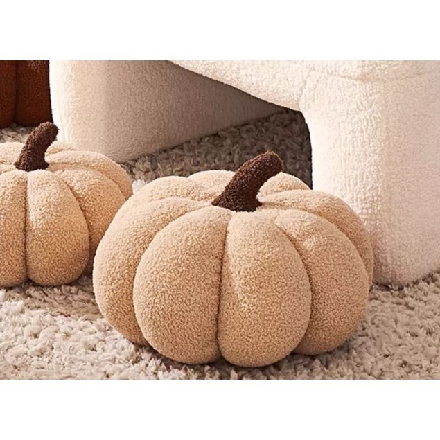 絨毛南瓜造型抱枕-細節圖3