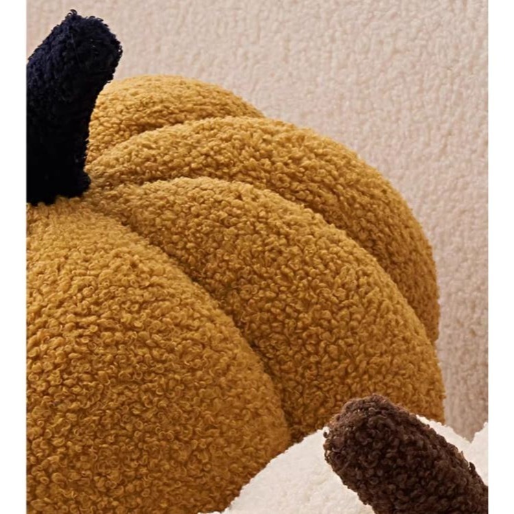 絨毛南瓜造型抱枕-細節圖4