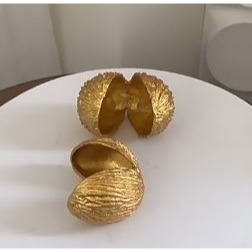 金色金屬果核擺飾品-細節圖5