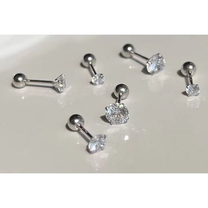 人造鑽石耳釘-細節圖2