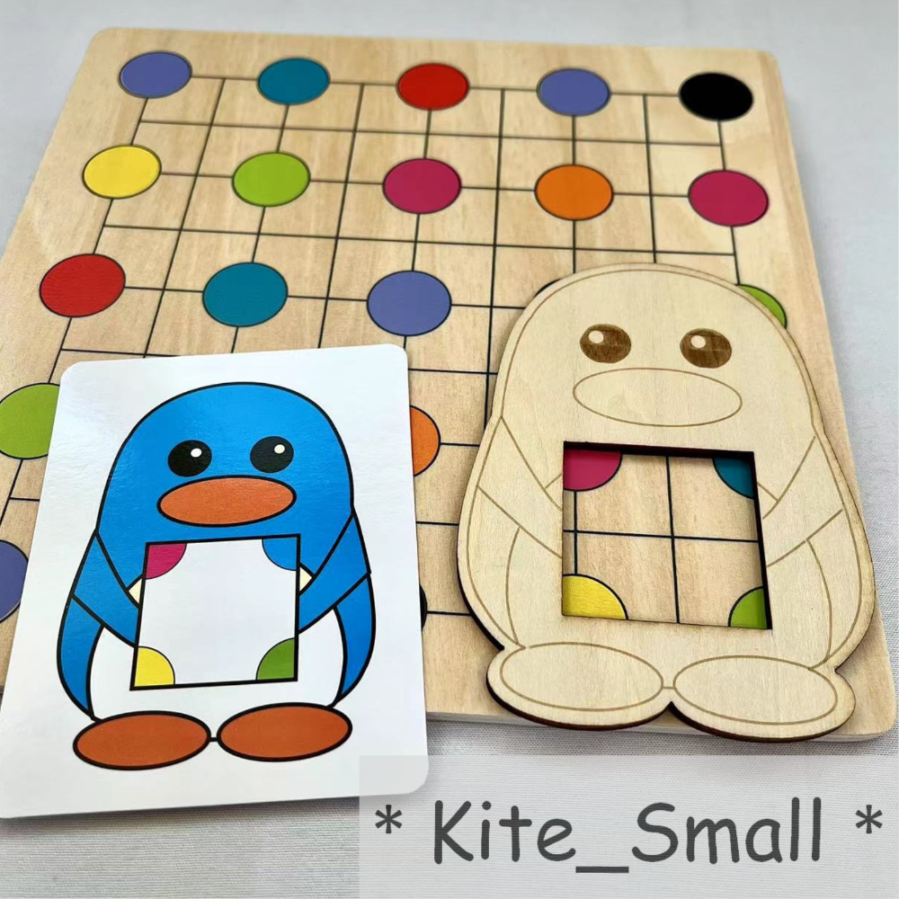 小風箏🪁｜現貨🔥企鵝找顏色 趣味企鵝尋色記 顏色配對 顏色認知 益智玩具 兒童桌遊-細節圖4