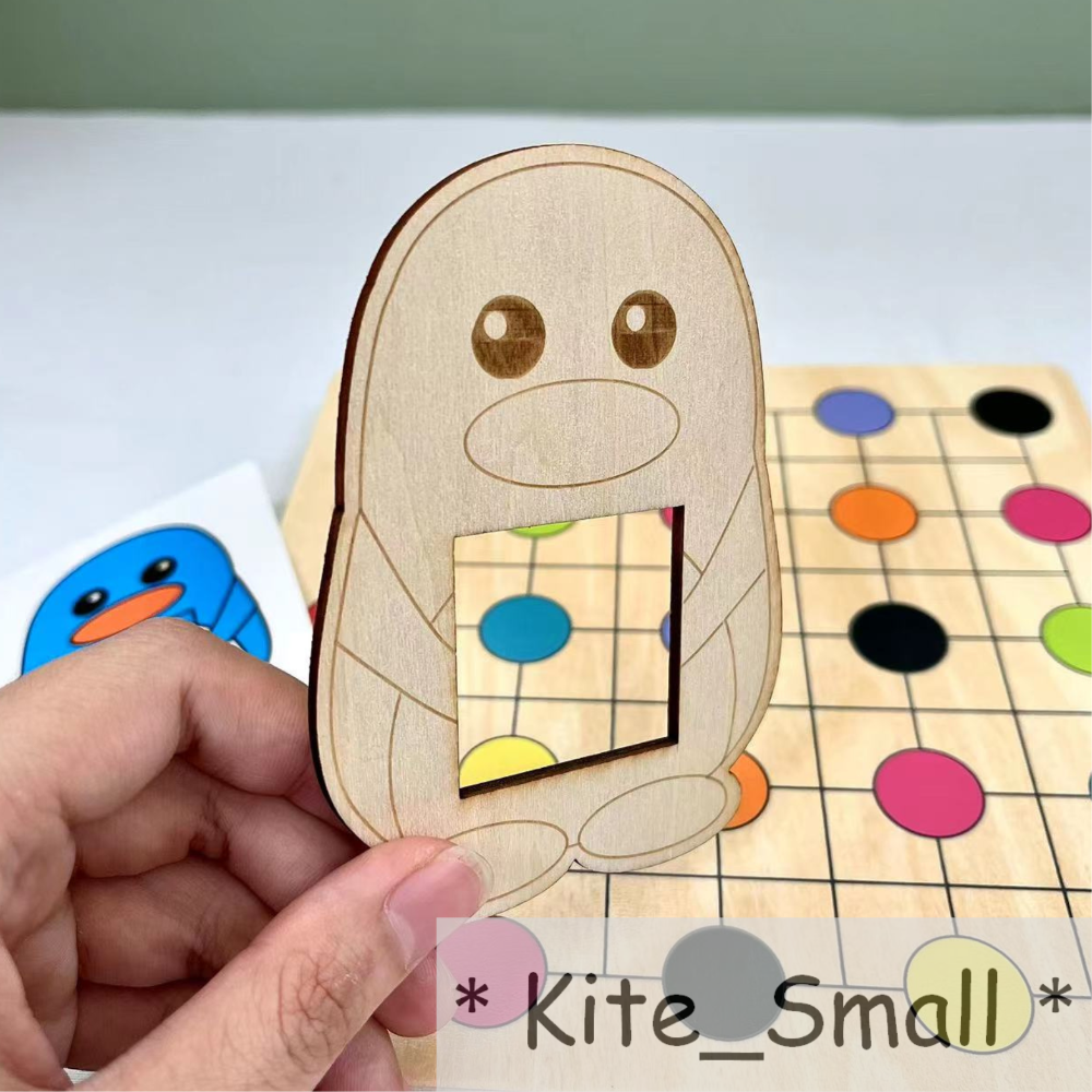 小風箏🪁｜現貨🔥企鵝找顏色 趣味企鵝尋色記 顏色配對 顏色認知 益智玩具 兒童桌遊-細節圖5