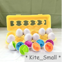 小風箏🪁 ｜現貨🔥益智配對蛋12入 聰明蛋 幾何圖形/恐龍蛋-規格圖5