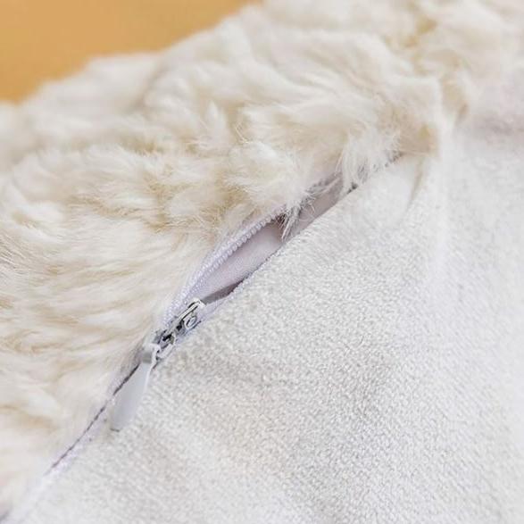 毛絨蝴蝶結抱枕套 枕套 靠枕 靠墊(不附帶枕頭芯)-細節圖3