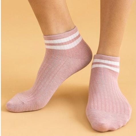 (超值10雙組)條紋船襪 基本款短襪 女襪 包色10雙組-細節圖4