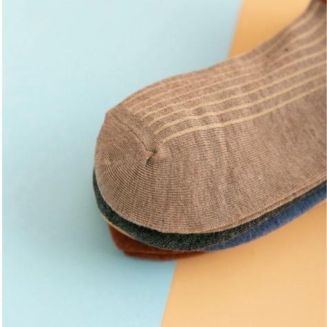 (超值10雙組)條紋船襪 基本款短襪 女襪 包色10雙組-細節圖6