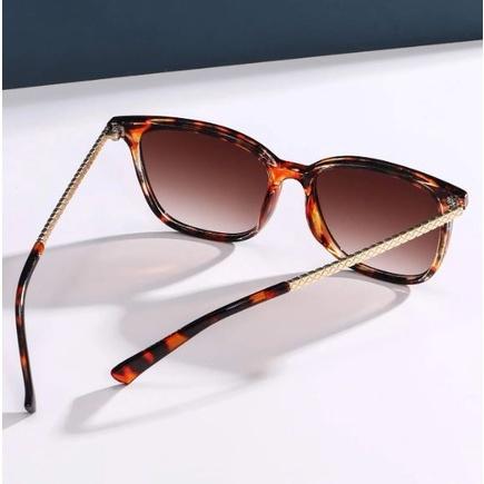 玳瑁色豹紋色框架太陽眼鏡 時尚百搭墨鏡-細節圖7