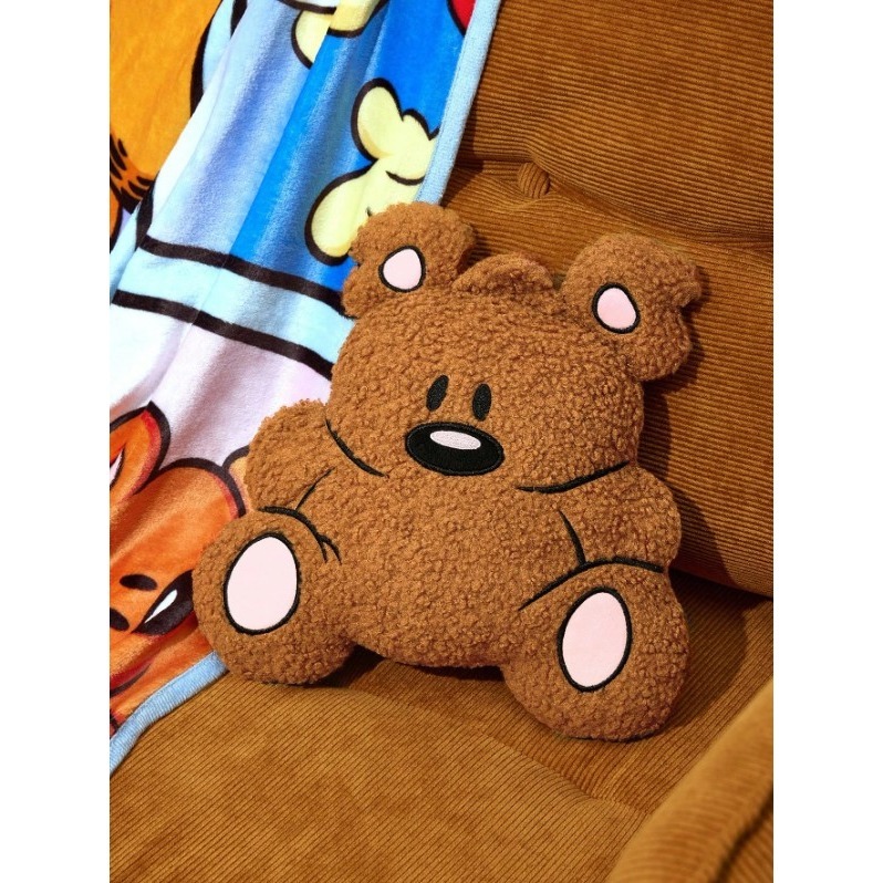 正版聯名 GARFIELD加菲貓 可愛卡通毛絨抱枕 靠墊-細節圖5