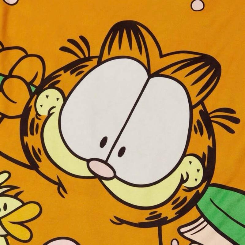 正版聯名 GARFIELD加菲貓 可愛卡通浴巾 毛巾-細節圖6