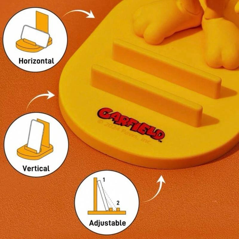 正版聯名 GARFIELD加菲貓 卡通圖案手機支架 手機桌面支架-細節圖6
