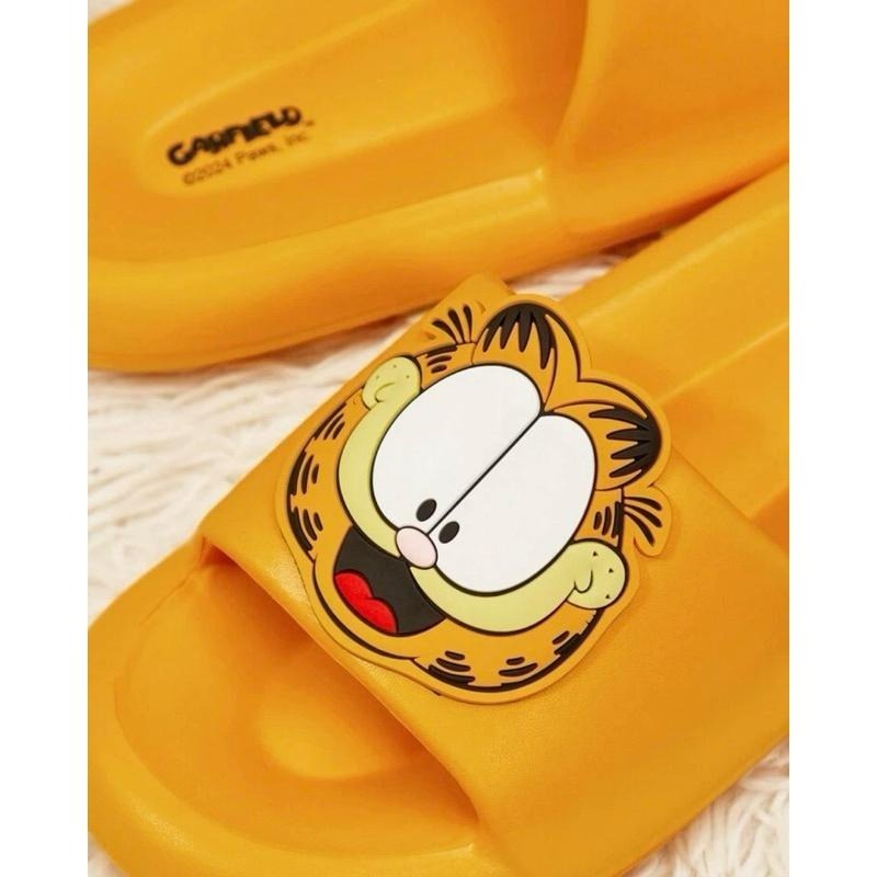正版聯名 GARFIELD加菲貓 卡通圖案家居拖鞋 室內拖鞋-細節圖6