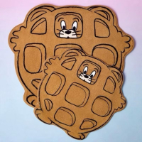 正版聯名 TOM&amp;JERRY湯姆貓和傑利鼠 85週年 可愛老鼠棕色地毯地墊地毯