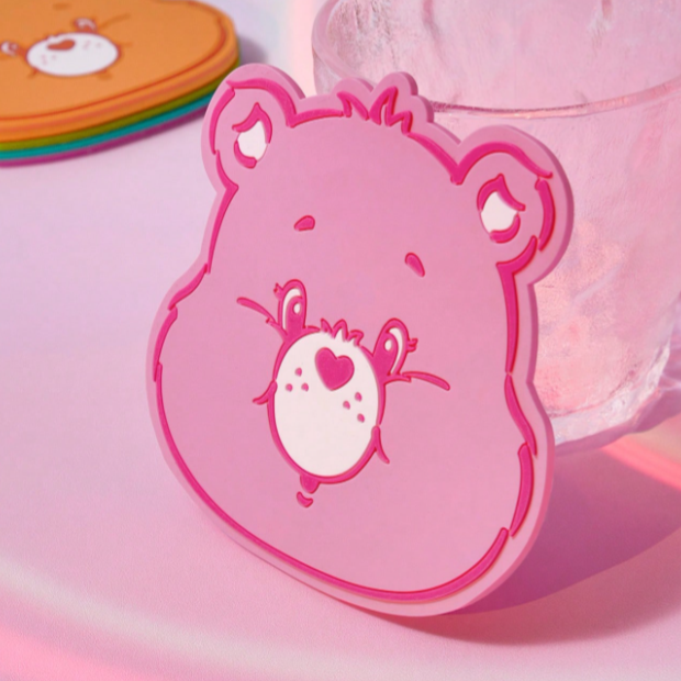 正版聯名 彩虹熊Care Bears 卡通熊圖案陶瓷杯 馬克杯 水杯杯蓋 杯墊-規格圖8