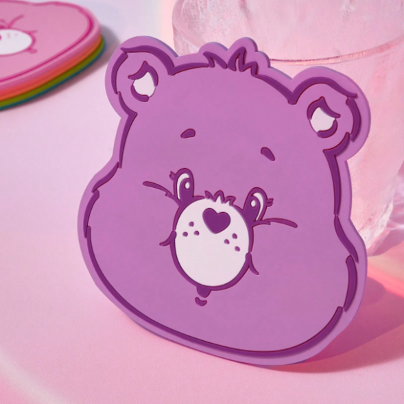 正版聯名 彩虹熊Care Bears 卡通熊圖案陶瓷杯 馬克杯 水杯杯蓋 杯墊-規格圖8