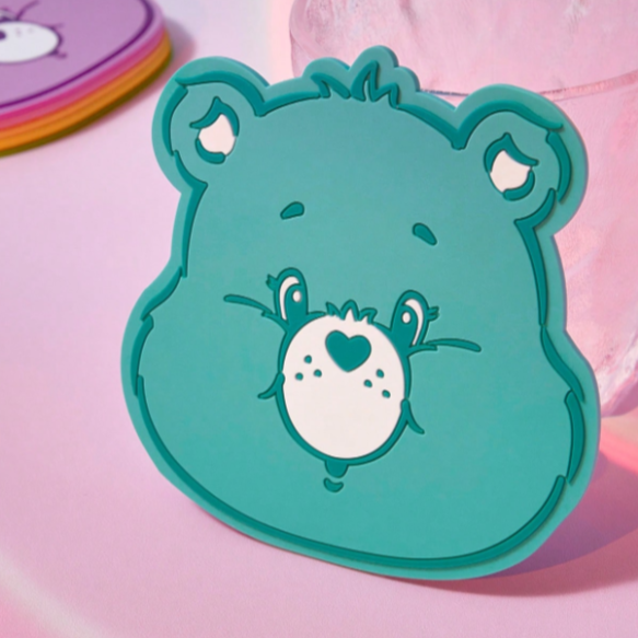 正版聯名 彩虹熊Care Bears 卡通熊圖案陶瓷杯 馬克杯 水杯杯蓋 杯墊-規格圖8