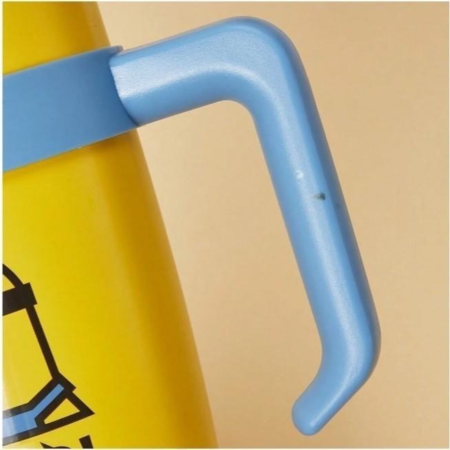 【MINISO】名創優品 Minions正版小小兵1600ml不鏽鋼水瓶 附吸管大容量冰壩杯 造型手拿杯-細節圖6