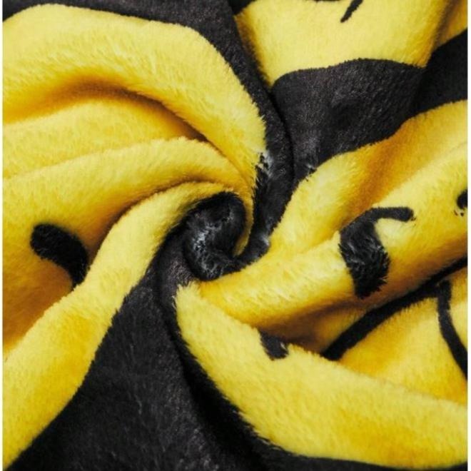 正版聯名 SmileyWorld®趣味卡通表情微笑印花毛毯 被子-細節圖6