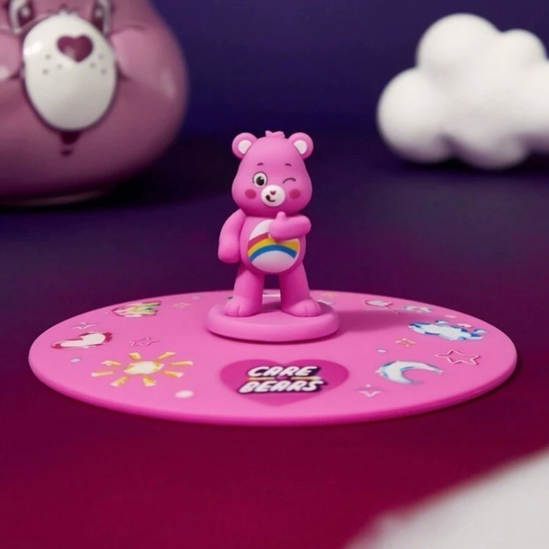 正版聯名 彩虹熊Care Bears 可愛熊圖案矽膠吸管套（不含吸管）-規格圖11