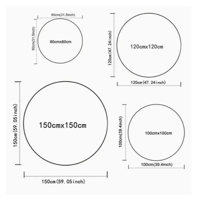 熱銷可愛獅子圓形仿羊毛柔軟親膚卡通地毯 裝飾地墊-細節圖6