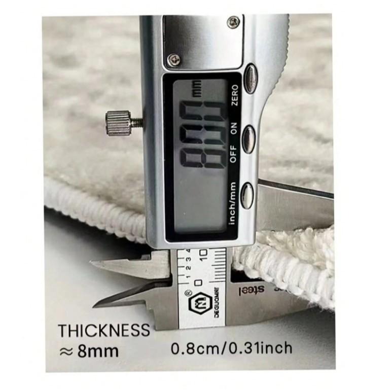 熱銷可愛獅子圓形仿羊毛柔軟親膚卡通地毯 裝飾地墊-細節圖8