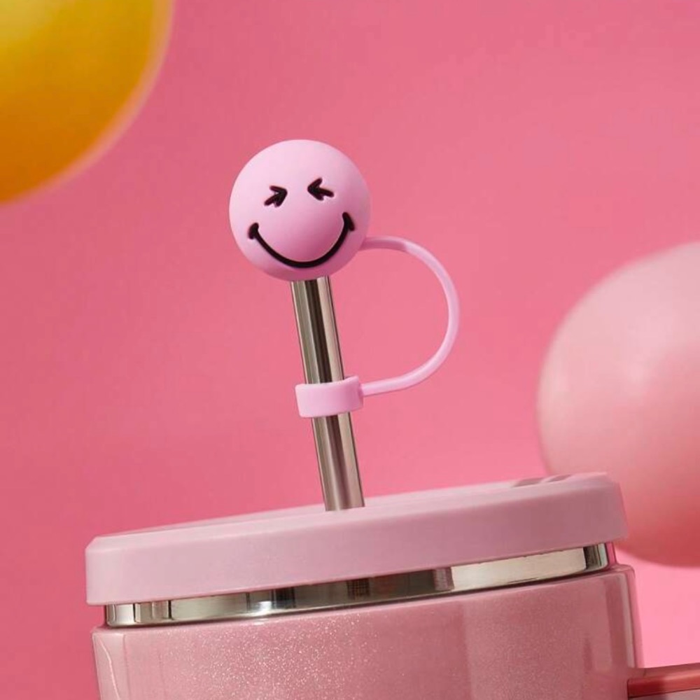 正版聯名 SmileyWorld®粉色笑臉造型馬克杯 杯子-規格圖11