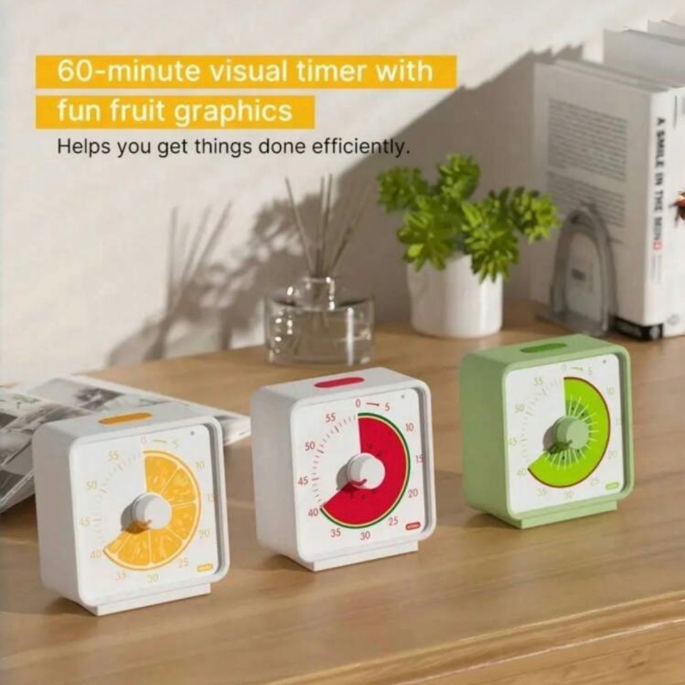 Conchstar60分鐘可視化計時器 兒童自律定時器 倒數計時器 學習提醒時鐘 時間管理器-細節圖3