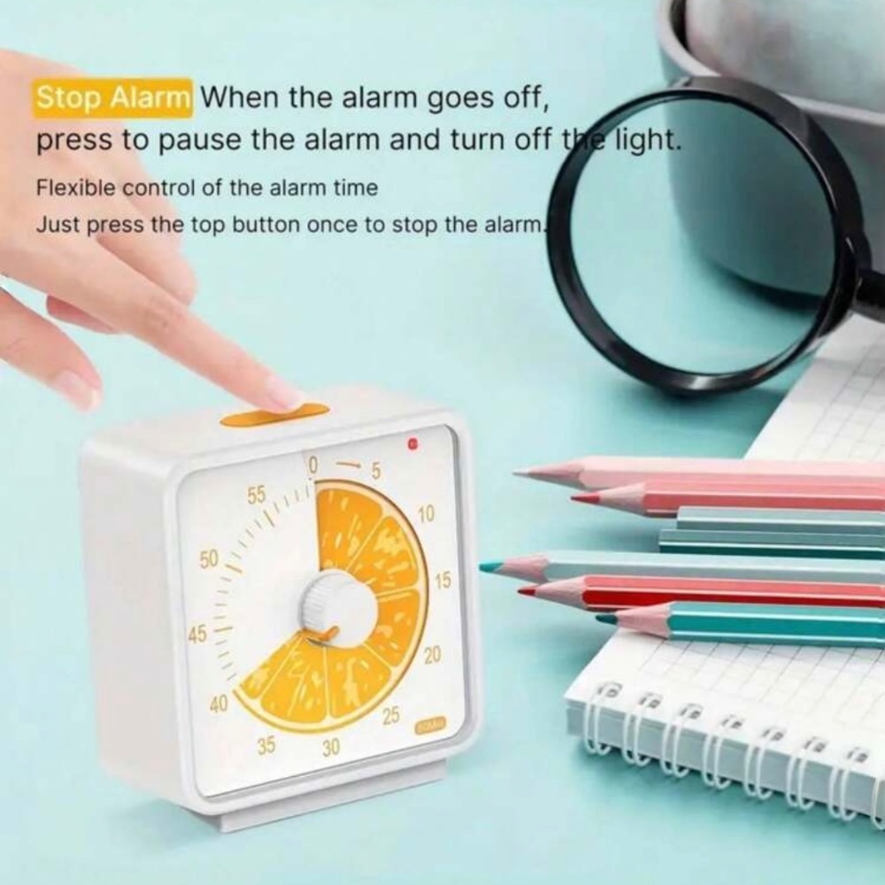 Conchstar60分鐘可視化計時器 兒童自律定時器 倒數計時器 學習提醒時鐘 時間管理器-細節圖5