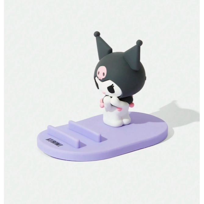 正版聯名 三麗鷗庫洛米 HELLO KITTY 可愛公仔手機立體支架 辦公室裝飾-規格圖10