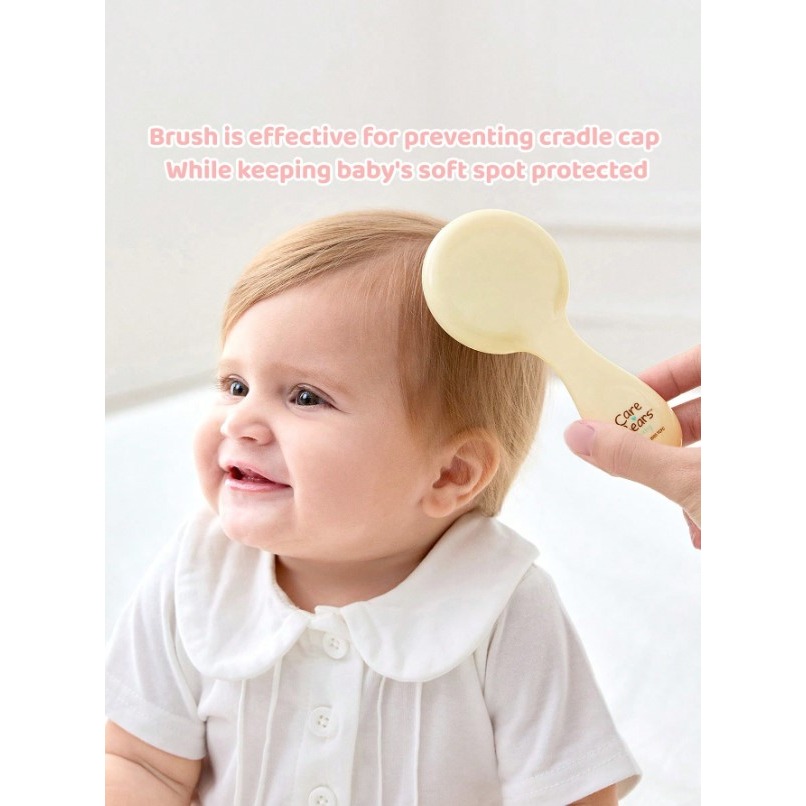 Care bears 7入組淺黃色頭髮刷指甲護理套裝 寶寶梳子 修甲工具-細節圖3