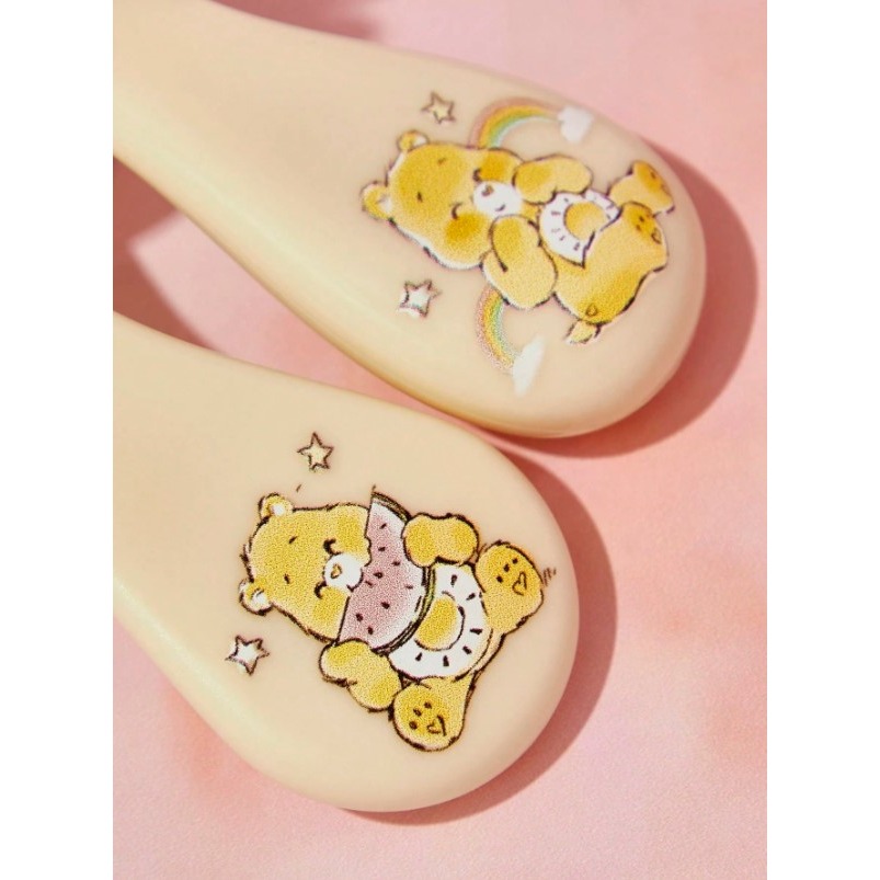 Care bears 7入組淺黃色頭髮刷指甲護理套裝 寶寶梳子 修甲工具-細節圖6