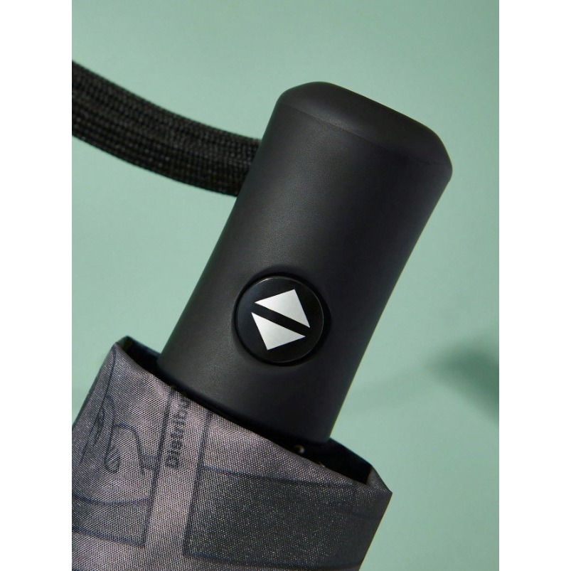 正版聯名 GARFIELD加菲貓 黑色造型自動開合三折自動傘 黑膠防曬塗層抗UV防曬雨傘-細節圖6