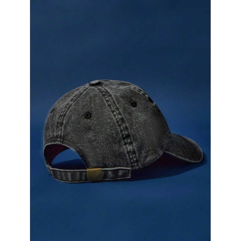 正版聯名 BATMAN蝙蝠俠 超級英雄時尚黑灰色青少年棒球帽-細節圖6