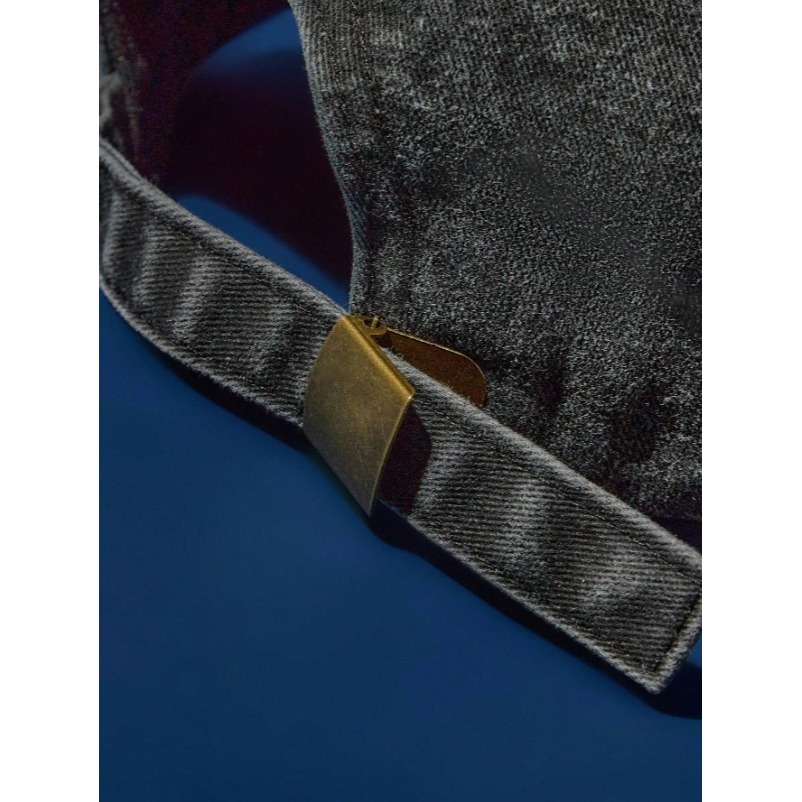 正版聯名 BATMAN蝙蝠俠 超級英雄時尚黑灰色青少年棒球帽-細節圖7