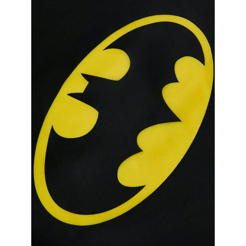 正版聯名 BATMAN蝙蝠俠 超級英雄黑色購物袋 可折疊可重複使用手提購物袋-細節圖5