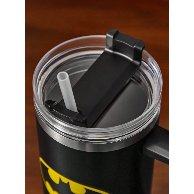正版聯名 BATMAN蝙蝠俠 超級英雄1200ml帶手柄防漏不鏽鋼保溫杯-細節圖4