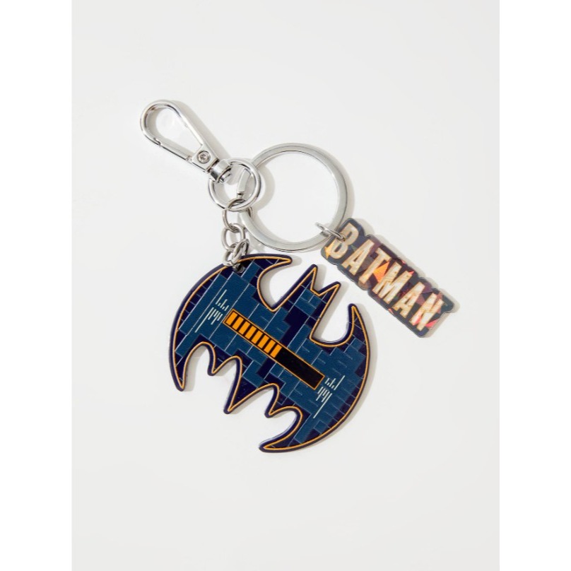 正版聯名 BATMAN蝙蝠俠 英雄面具和蝙蝠腳色金屬吊飾 鑰匙圈-細節圖8