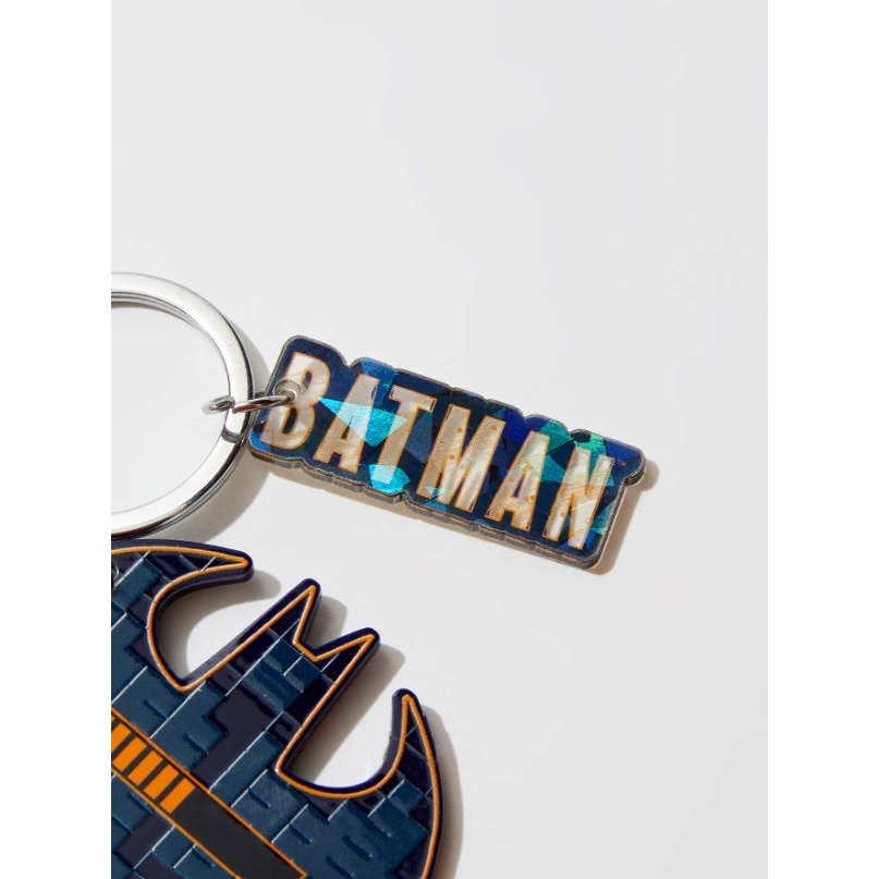 正版聯名 BATMAN蝙蝠俠 英雄面具和蝙蝠腳色金屬吊飾 鑰匙圈-細節圖9