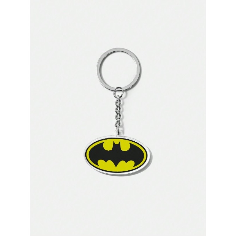 正版聯名 BATMAN蝙蝠俠 英雄面具和蝙蝠腳色金屬吊飾 鑰匙圈-規格圖11